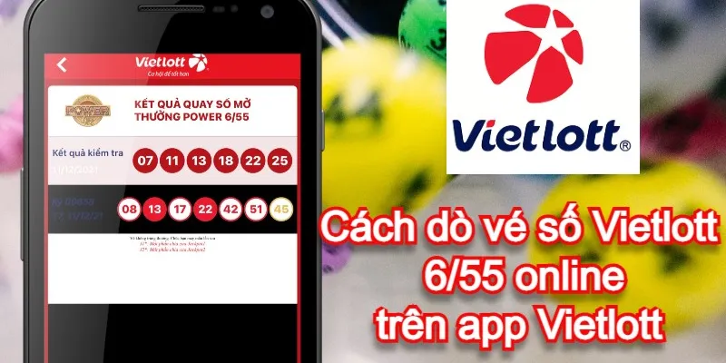 cách dò xổ số vietlott